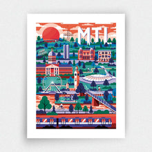 Load image into Gallery viewer, Horizon Montréal Art Print
