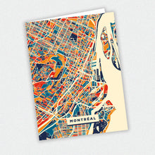 Load image into Gallery viewer, Chroma Map Greeting Card - Montréal