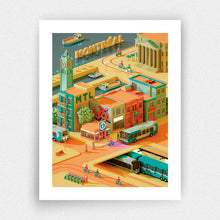 Load image into Gallery viewer, Voxel Art Print - Montréal