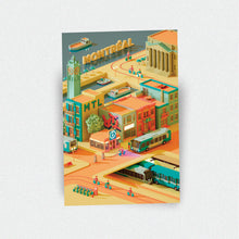 Load image into Gallery viewer, Voxel Postcard - Montréal