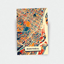 Load image into Gallery viewer, Chroma Map Postcard - Montréal