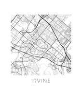 Load image into Gallery viewer, Irvine Map Print