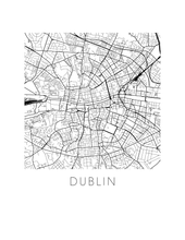 Load image into Gallery viewer, Dublin Map Print