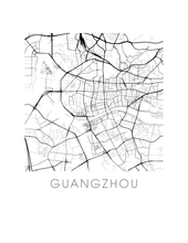 Load image into Gallery viewer, Guangzhou Map Print
