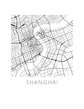 Load image into Gallery viewer, Shanghai Map Print
