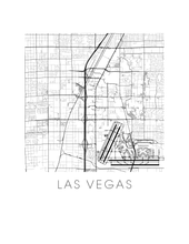 Load image into Gallery viewer, Las Vegas Map Print