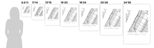 Load image into Gallery viewer, Upper West Side Map Black and White Print - new york Black and White Map Print