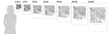 Load image into Gallery viewer, Bucharest Map Black and White Print - romania Black and White Map Print