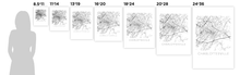 Load image into Gallery viewer, Charlottesville Map Black and White Print - virginia Black and White Map Print