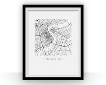 Load image into Gallery viewer, Shanghai Map Print