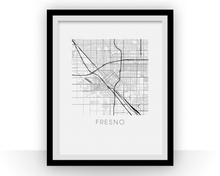 Load image into Gallery viewer, Fresno Map Print