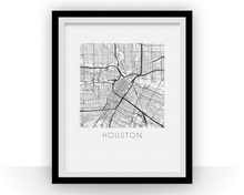 Load image into Gallery viewer, Houston Map Print