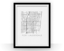 Load image into Gallery viewer, Fort Lautherdale Map Print