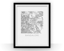 Charger l'image dans la galerie, Bangalore Map Print