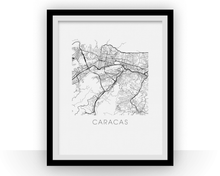 Load image into Gallery viewer, Caracas Map Print
