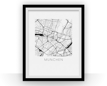 Charger l'image dans la galerie, Munich Map Print