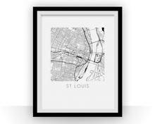Load image into Gallery viewer, St Louis Map Print