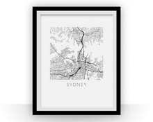 Load image into Gallery viewer, Sydney Map Print