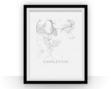 Charger l'image dans la galerie, Charleston Map Print