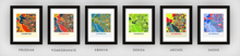 Load image into Gallery viewer, Lethbridge Alberta Map Print - Full Color Map Poster