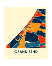 Load image into Gallery viewer, Grand Bend ON Map Print - Full Color Map Poster