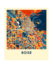 Load image into Gallery viewer, Boise Map Print - Full Color Map Poster