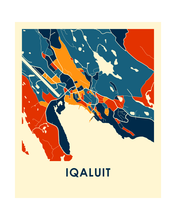 Load image into Gallery viewer, Iqaluit Map Print - Full Color Map Poster
