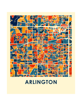 Load image into Gallery viewer, Arlington Map Print - Full Color Map Poster