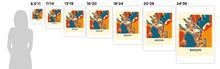 Load image into Gallery viewer, Bergen Map Print - Full Color Map Poster