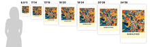 Load image into Gallery viewer, Rawalpindi Map Print - Full Color Map Poster