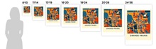 Load image into Gallery viewer, Grande Prairie Alberta Map Print - Full Color Map Poster