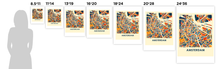 Load image into Gallery viewer, Amsterdam Map Print - Full Color Map Poster