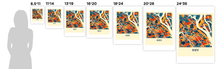 Load image into Gallery viewer, Kiev Map Print - Full Color Map Poster