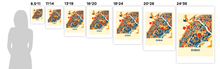 Load image into Gallery viewer, Dubai Map Print - Full Color Map Poster