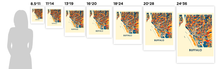 Load image into Gallery viewer, Buffalo Map Print - Full Color Map Poster