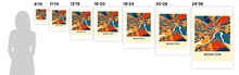 Load image into Gallery viewer, Moncton New Brunswick Map Print - Full Color Map Poster