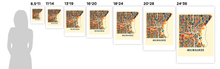 Load image into Gallery viewer, Milwaukee Map Print - Full Color Map Poster
