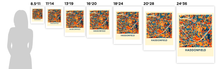 Load image into Gallery viewer, Haddonfield NJ Map Print - Full Color Map Poster