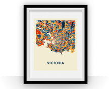 Load image into Gallery viewer, Victoria Map Print - Full Color Map Poster