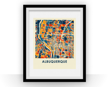 Load image into Gallery viewer, Albuquerque Map Print - Full Color Map Poster