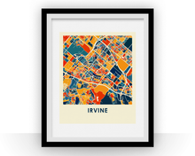 Load image into Gallery viewer, Irvine Map Print - Full Color Map Poster
