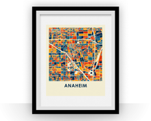 Load image into Gallery viewer, Anaheim Map Print - Full Color Map Poster