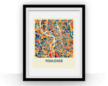 Load image into Gallery viewer, Toulouse Map Print - Full Color Map Poster
