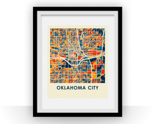 Load image into Gallery viewer, Oklahoma City Map Print - Full Color Map Poster