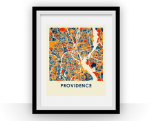 Load image into Gallery viewer, Providence RI Map Print - Full Color Map Poster