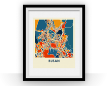 Load image into Gallery viewer, Busan Map Print - Full Color Map Poster