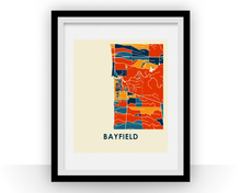 Load image into Gallery viewer, Bayfield ON Map Print - Full Color Map Poster