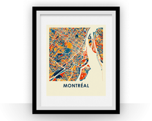 Load image into Gallery viewer, Montreal Map Print - Full Color Map Poster
