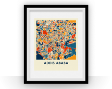 Load image into Gallery viewer, Addis Ababa Map Print - Full Color Map Poster