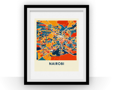Load image into Gallery viewer, Nairobi Map Print - Full Color Map Poster